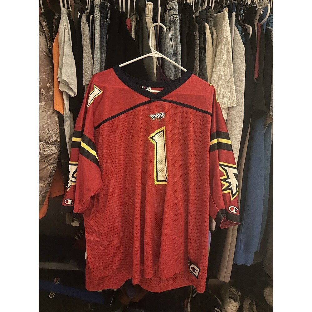 Men’s Vintage Orlando Rage Jersey Size 52 XXL XFL Champion Football